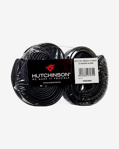 Pack cámaras Hutchinson 27.5x1.70-2.35 válvula Schrader 40 mm 2 unidades