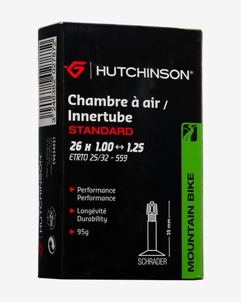 Cámara Hutchinson Estándar 26x1.00 Válvula Schrader 48mm