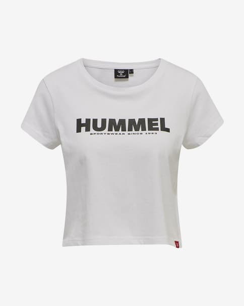 T-shirt Hummel Legacy manche courte blanc femme