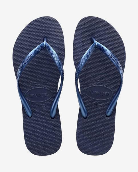 Chanclas Havaianas Slim azul mujer