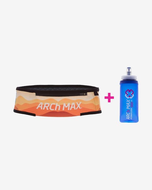 Cinturón ARCh MAX Pro Zip + 1 Soft Flask 300 ml naranja negro