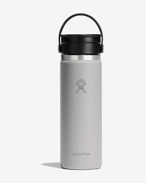 Bottiglia thermos Hydro Flask Wide Flex 591 ml argento