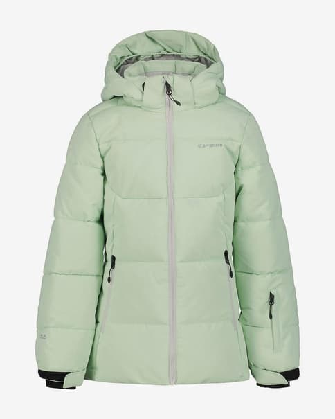 Chaqueta con capucha Icepeak Loris verde claro infantil