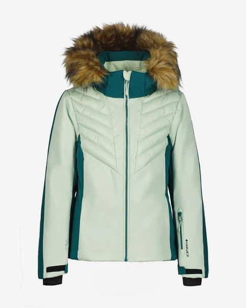 Chaqueta con capucha Icepeak Laval verde claro infantil