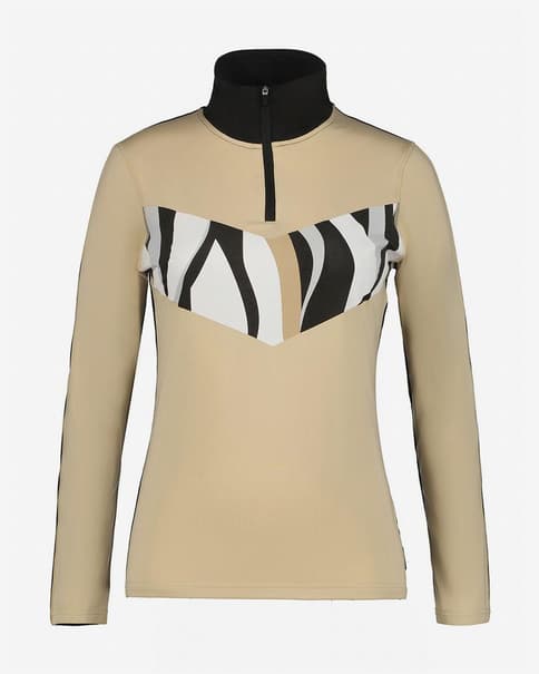 Camiseta Icepeak Ellery manga larga beige mujer