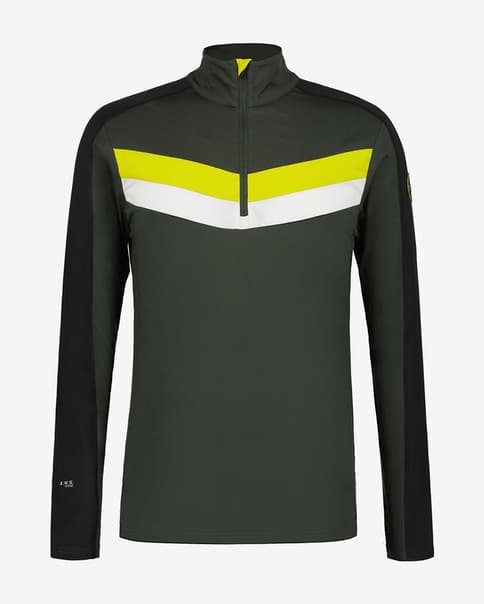 Camiseta Icepeak Fenner manga larga negro amarillo