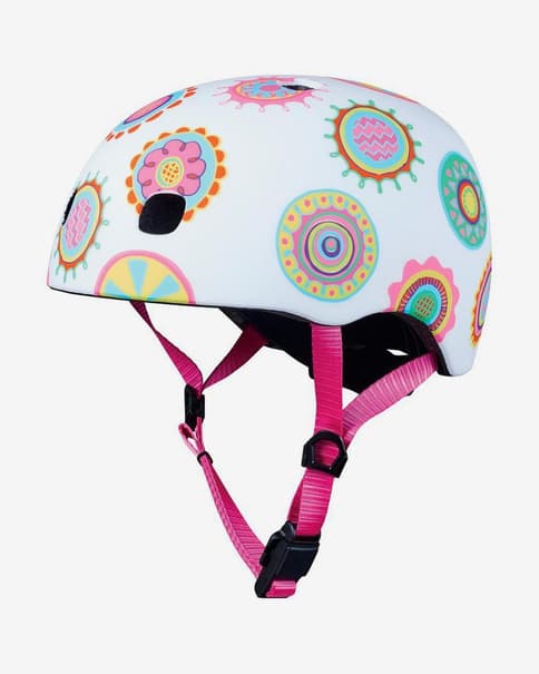 Casco Micro Led blanco rosa infantil