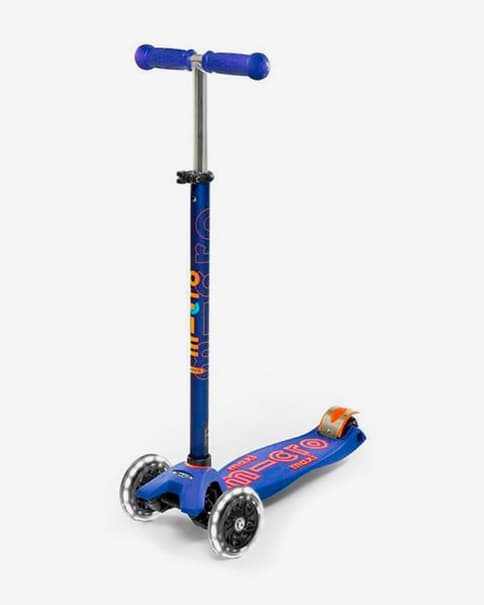 Patinete Micro Maxi Deluxe Led azul
