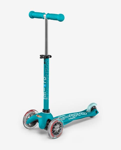Patinete Micro Mini Deluxe Led turquesa