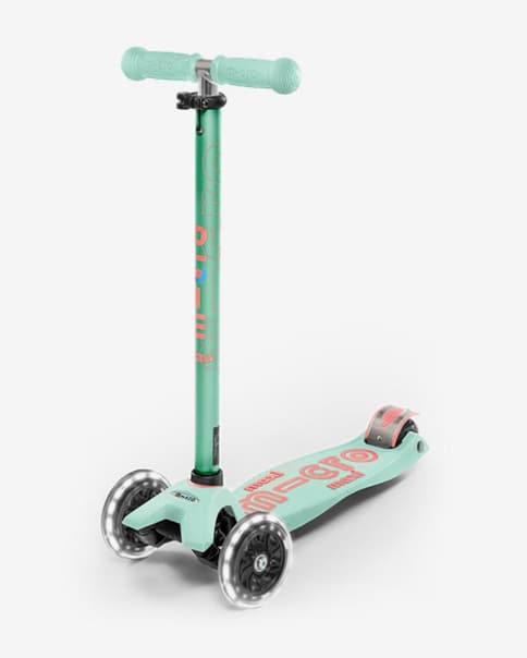 Patinete Micro Maxi Deluxe LED menta