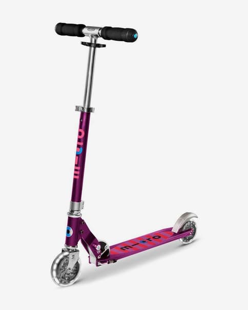 Patinete Micro Sprite LED lila
