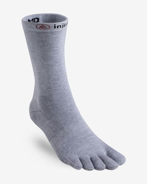 Calcetines Injinji Liner Crew gris