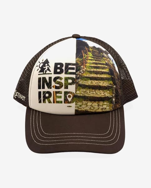 Gorra InStinct Be Inspired Madeira marrón blanco