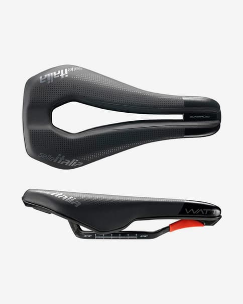 Sillín Selle Italia WATT Superflow Kit Carbonio U3 negro