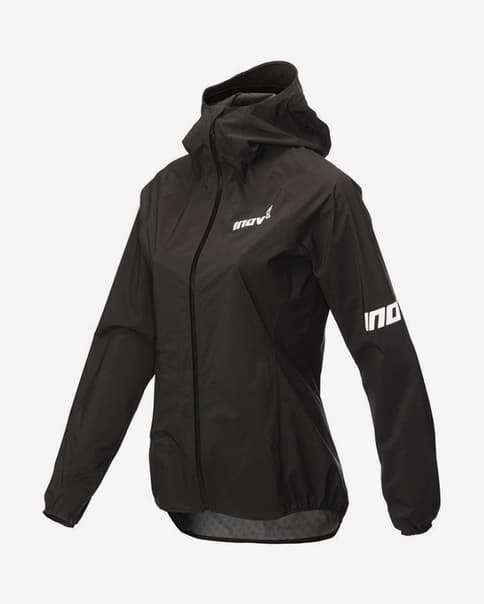 Chaqueta con capucha Inov-8 Stormshell Full Zip negro mujer