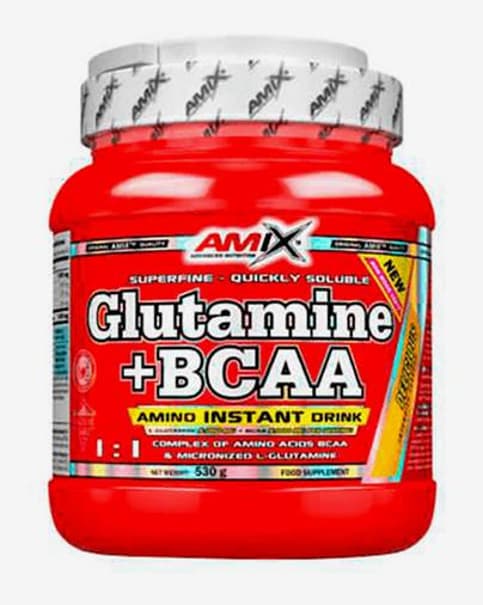 Glutamina +BCAA Amix sabor piña 530 g