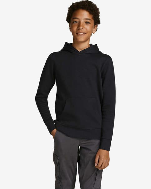 Sudadera con capucha Jack & Jones Basic negro niño