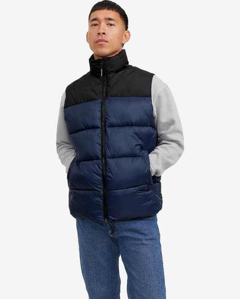 Chaleco Jack & Jones Toby azul marino negro