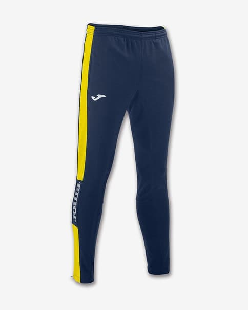 Pantalón largo Joma Championship IV Semi Fitted azul marino amarillo