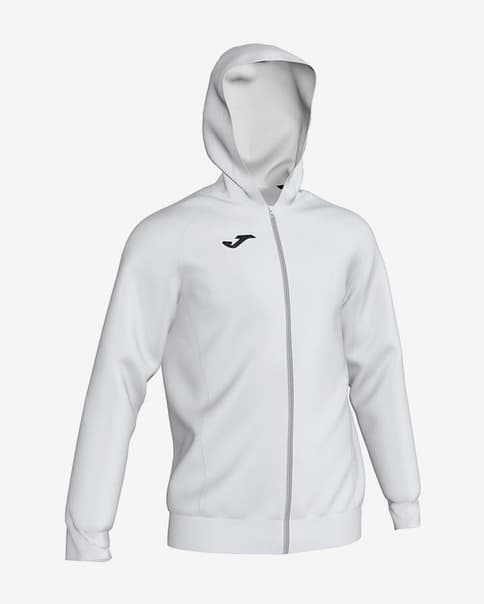 Sudadera con capucha Joma Menfis Full Zip blanco