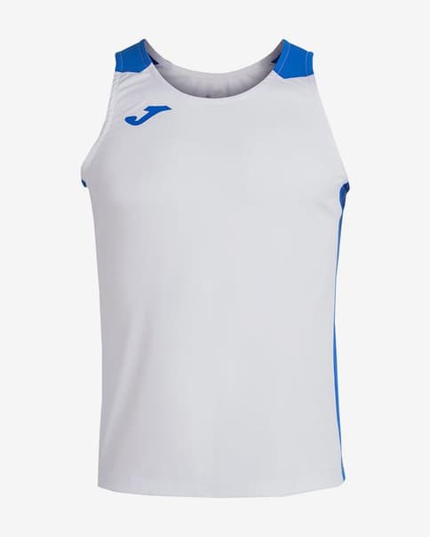 Camiseta Joma Record II tirantes blanco azul