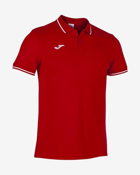 Polo Joma Confort II manga corta rojo