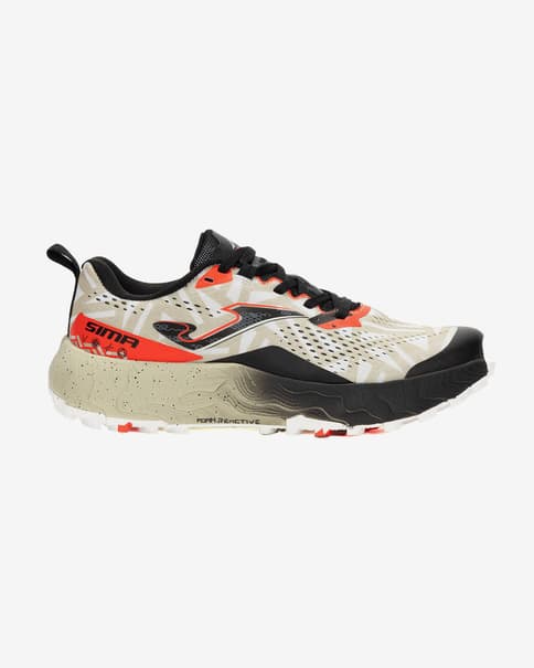 Zapatillas Joma Sima 25 blanco roto negro rojo