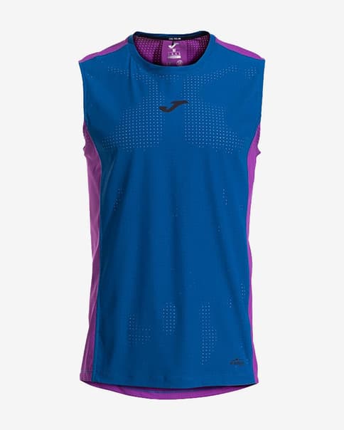 Camiseta Joma R-Nature sin mangas azul violeta