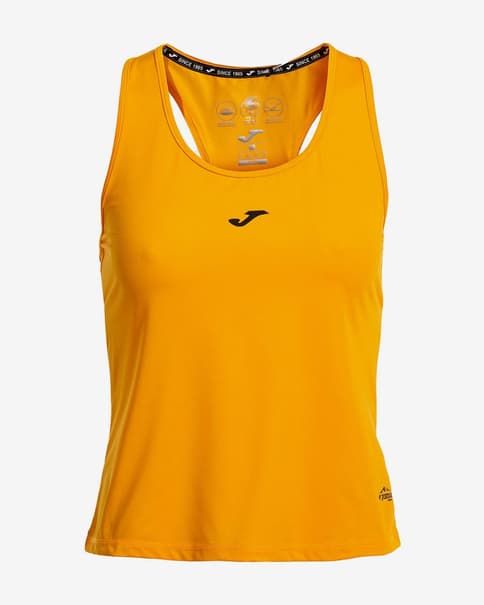 Camiseta Joma R-Nature tirantes amarillo calabaza mujer
