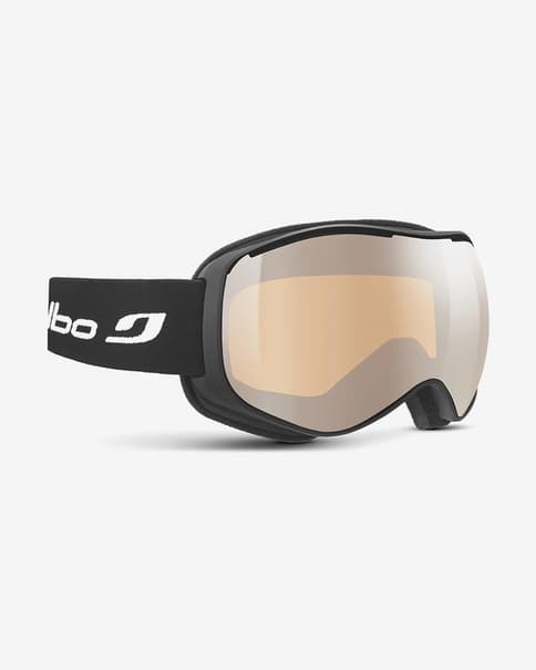 Máscara Julbo Ellipse negro con lente espejada Spectron 3 Polycarbonate amarillo mujer