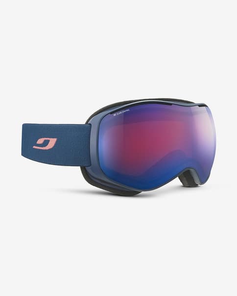 Máscara Julbo Ellipse azul rosa con lente espejada Spectron 2 Polycarbonate rojo azul mujer