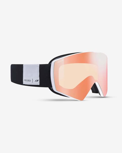 Máscara Julbo Sharp negro con lente espejada Spectron 1 Glare Control rosa