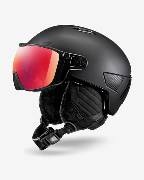 Casco Julbo Glove EVO MIPS negro con lente Reactiv Light Amplifier 1-3