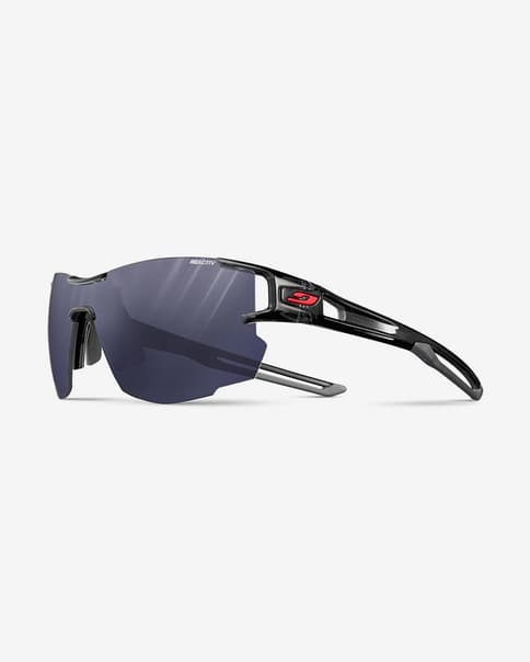 Julbo Aerolite Glasses Glossy Translucent Grey Black with REACTIV Photochromic Performance Lenses 0-3 Women