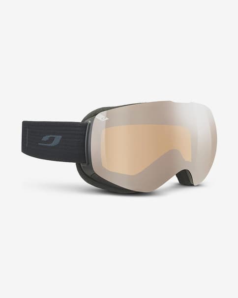 Máscara Julbo Moonlight negro con lente espejada Spectron 3 Polycarbonate amarillo