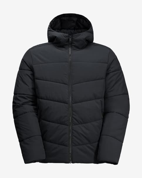 Chaqueta con capucha Jack Wolfskin Karolinger gris oscuro