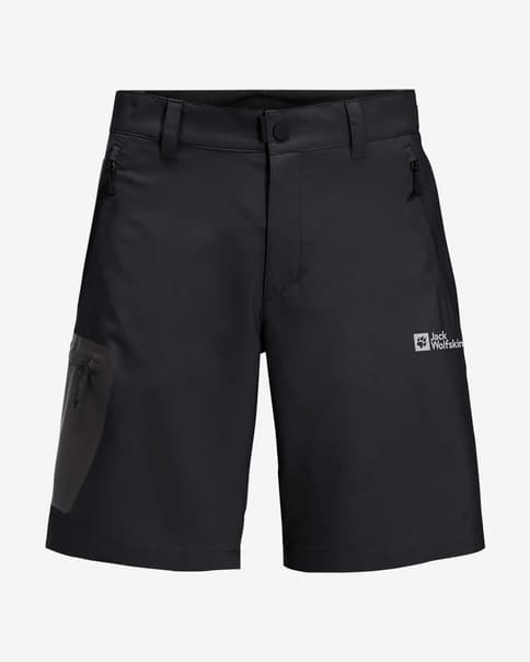 Pantalón corto Jack Wolfskin Active Track negro