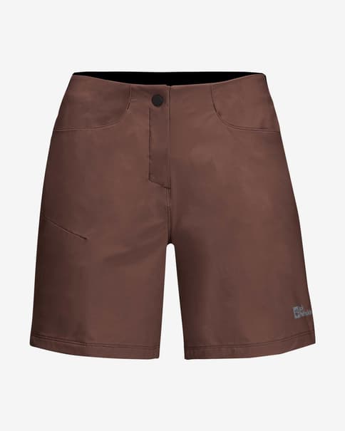 Pantalón corto Jack Wolfskin Gravex marrón mujer