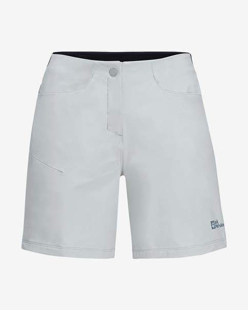 Pantalón corto Jack Wolfskin Gravex blanco puro mujer