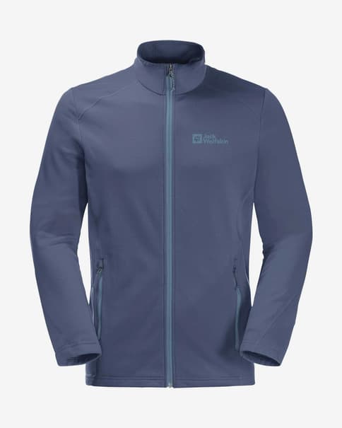 Forro polar Jack Wolfskin Kolbenberg Full Zip azul oscuro