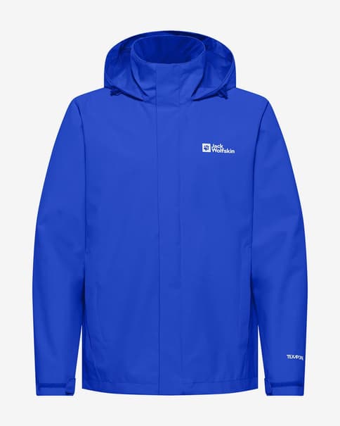 Chaqueta fina con capucha Jack Wolfskin Trailtime 2L azul eléctrico