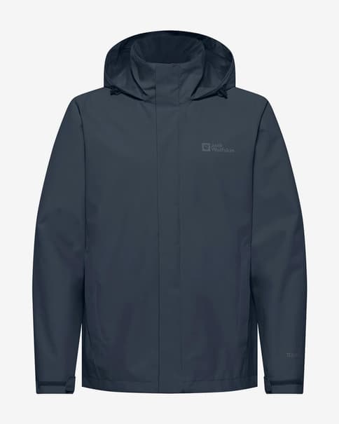 Chaqueta fina con capucha Jack Wolfskin Trailtime 2L azul noche