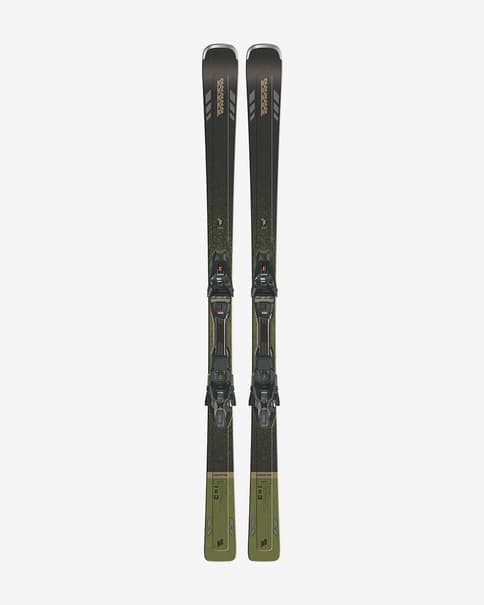 Esquís K2 Disruption 82 TI + fijaciones MXCELL 12 TCx Quickclik negro verde