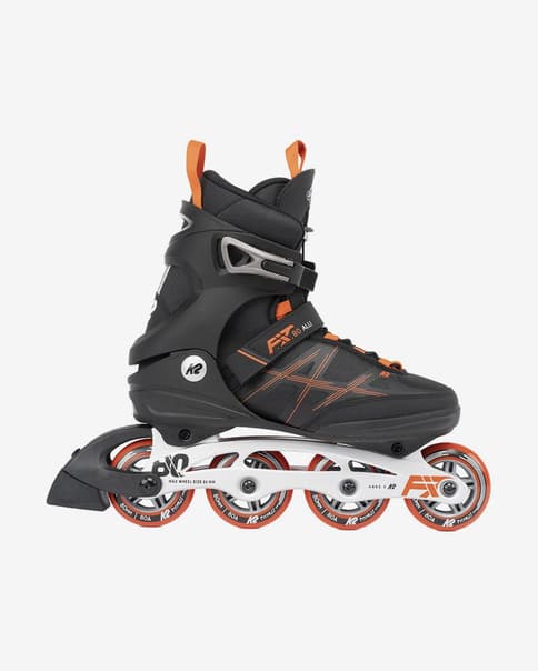 Pattini K2 Skates F.I.T. 80 ALU nero rosso