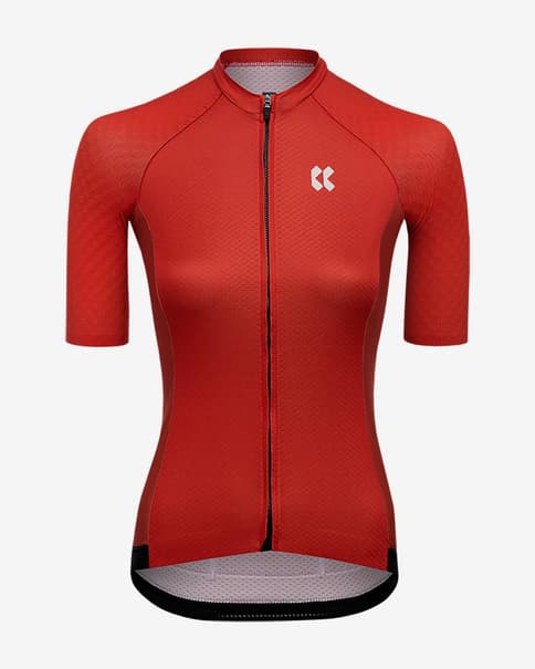 Maillot Kalas Passion Z3 Carbon manga corta rojo mujer
