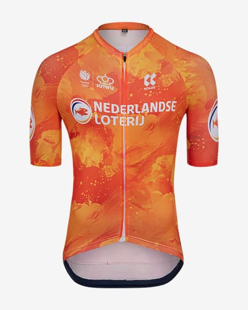 Maillot Kalas Neederland Federation manga corta naranja