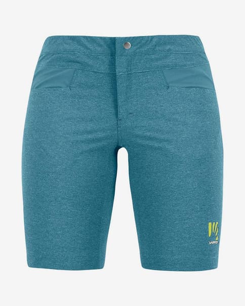Pantalón corto Karpos Dolada azul luminoso mujer