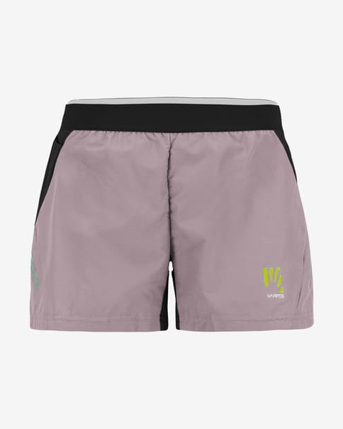 Pantalón corto Karpos Fast EVO gris platino negro mujer
