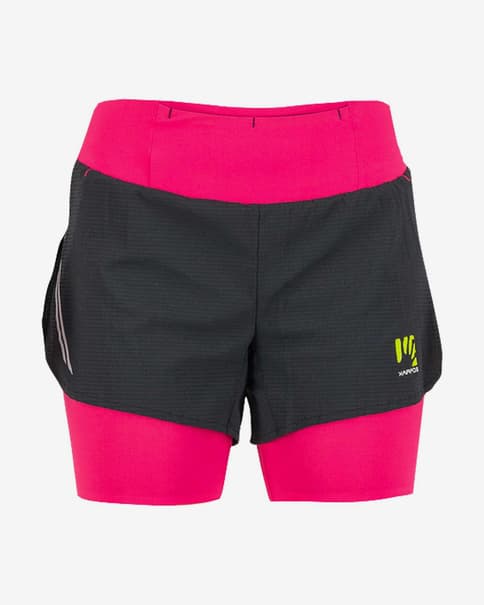 Pantalón corto Karpos Cengia fucsia negro mujer
