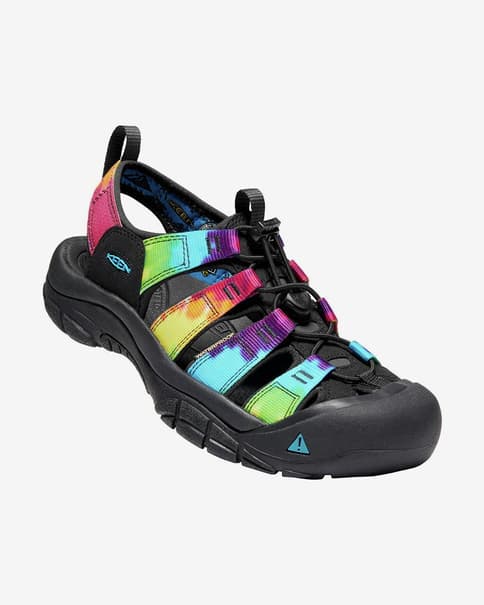 Keen Newport Retro Sandalen schwarz/blau/rosa